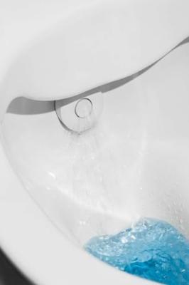 Laufen Cleanet NAVIA Douche WC 40.5x58x37cm diepspoel incl. closetzitting met deksel en softclose keramiek Glans Wit h8206014000001