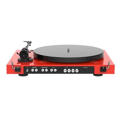 Pro-Ject Jukebox E1 OM5e Platenspeler Ingebouwde Versterker 2x25w - Rood Pro-Ject Jukebox E1 OM5e Platenspeler Ingebouwde Versterker 2x25w - Rood