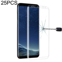 25 stuks voor Galaxy S8 plus volledige schermrand lijm gehard glas screen protector (transparant) - thumbnail