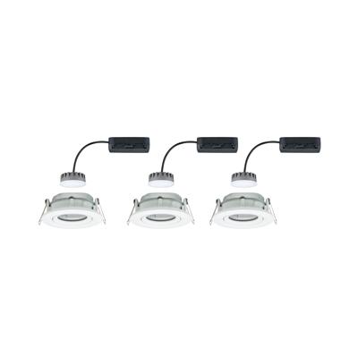 Paulmann Inbouwlamp voor badkamer Set van 3 stuks 18 W Wit (mat) Paulmann Inbouwlamp voor badkamer Set van 3 stuks 18 W Wit (mat)