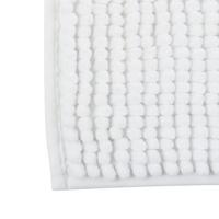 MSV Badkamerkleed|badmat voor op de vloer - ivoor wit - 60 x 90 cm - thumbnail