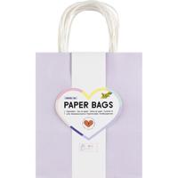 Tas handvat folia kraftpapier 110gr 18x21x8cm 7kl - thumbnail