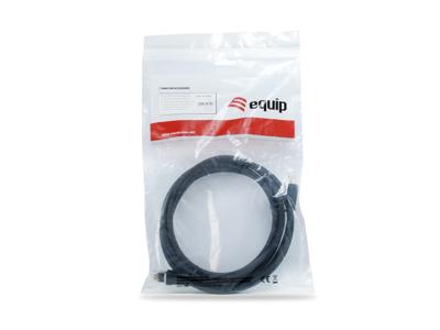 Equip 608057 patch cable, cat8.1, s/ftp (s-stp) rj-45, rj-45, black, 0.5m