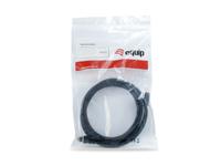 Equip 608057 patch cable, cat8.1, s/ftp (s-stp) rj-45, rj-45, black, 0.5m - thumbnail