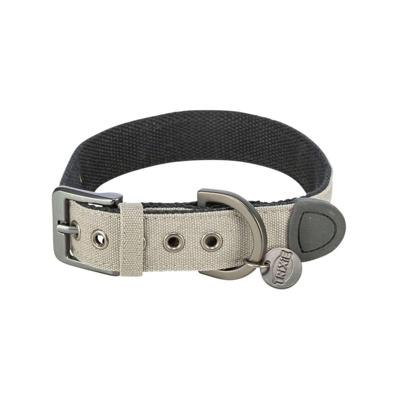 TRIXIE HALSBAND HOND CITYSTYLE EXTRA BREED KATOEN LICHTGRIJS 50-57X3,5 CM TRIXIE HALSBAND HOND CITYSTYLE EXTRA BREED KATOEN LICHTGRIJS 50-57X3,5 CM