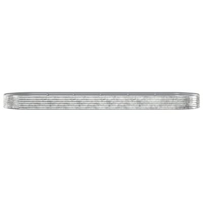 Plantenbak 523x140x36 cm gegalvaniseerd staal zilverkleurig Plantenbak 523x140x36 cm gegalvaniseerd staal zilverkleurig