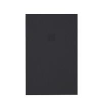ZEZA Grade douchevloer - 100x200cm - antislip - antibacterieel - mineraalmarmer - rechthoek - mat zwart 400000000000019771 - thumbnail