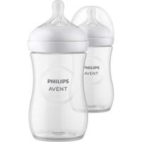 Set van 2 flesjes 260 ml Philips AVENT Natural Response doorzichtig - thumbnail