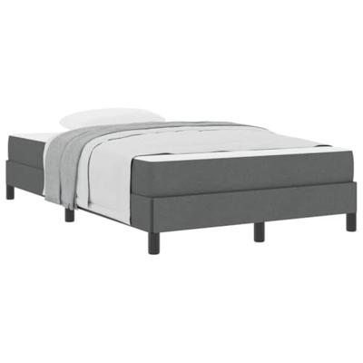 Boxspring bed Anders Donkergrijs 120 x 200 cm Stof