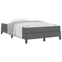 Boxspring bed Anders Donkergrijs 120 x 200 cm Stof - thumbnail