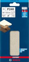 Bosch Accessories EXPERT M480 2608900740 Schuurnet voor vlakschuurmachine Ongeperforeerd Korrelgrootte (num) 240 (l x b) 133 mm x 80 mm 10 stuk(s) - thumbnail