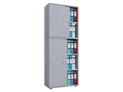 VCM Kast Lona (Schuifdeuren, Grijs, XXL)