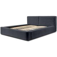 Trae Mobler Azurro 140 x 200 cm Gestoffeerd Bed Donkerblauw - thumbnail