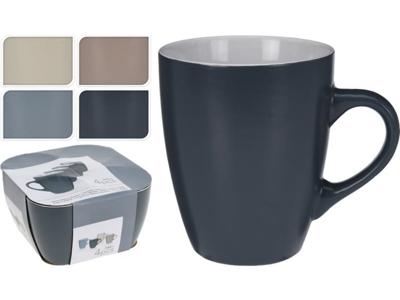 Set van 4 mokken Lifetime Keramisch 340 ml Set van 4 mokken Lifetime Keramisch 340 ml