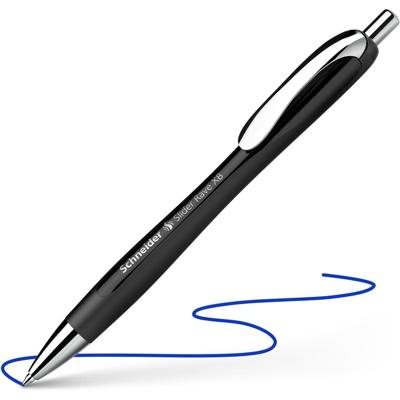 Schneider balpen Slider Rave, extra breed, blauwe inkt, zwart Schneider balpen Slider Rave, extra breed, blauwe inkt, zwart
