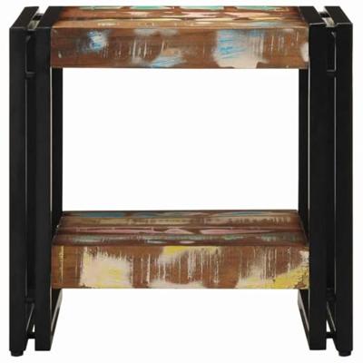 Salontafel Multikleur 40 x 40 x 38 cm Massief Gerecycled Hout