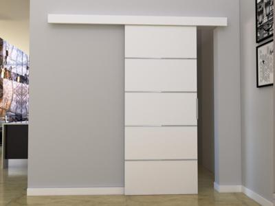 Schuifdeur CLOVIS 76 cm wit