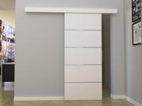 Schuifdeur CLOVIS 76 cm wit - thumbnail
