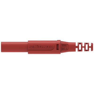 Schützinger DI SFK 30 S Ni / OK / RT Veiligheids-veerkorfstekker Stekker Rood 1 stuk(s) Piece