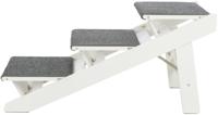 TRIXIE LOOPPLANK MET UITKLAPBARE TREDEN MDF WIT 44X106X46 CM - thumbnail