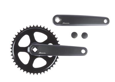 Miranda delta jis crankstel 44t 3/32“, mat-zwart Miranda delta jis crankstel 44t 3/32“, mat-zwart
