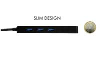 i-tec i-Tec USB 3.0 Slim HUB 3 Port + Gigabit Ethernet Adapter Netwerkadapter USB-A 3.2 Gen 1 - thumbnail