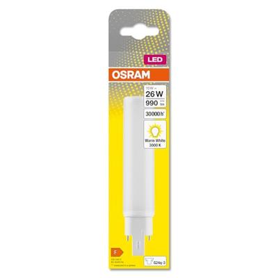 OSRAM HOMELIGHTING 4058075559172 LED-lamp Energielabel F (A - G) G24q-3 Buis 10 W = 26 W Warmwit (Ø x h) 32.5 mm x 163 mm 1 stuk(s) OSRAM HOMELIGHTING 4058075559172 LED-lamp Energielabel F (A - G) G24q-3 Buis 10 W = 26 W Warmwit (Ø x h) 32.5 mm x 163 mm 1 stuk(s)