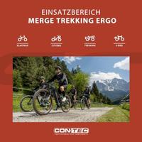 CONTEC handvatten "merge trekking ergo" ct grips merge trekking ergo,140mm,black - thumbnail