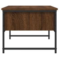 Salontafel 101x49x39,5 cm bewerkt hout bruineikenkleurig - thumbnail