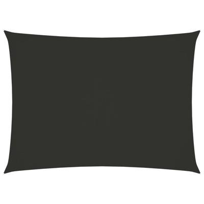 Zonnescherm rechthoekig 2x3,5 m oxford stof antracietkleurig