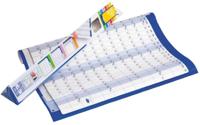 Legamaster jaarplanner 2026, ft 60 x 90 cm, gelamineerd karton, opgerold, met 3 extra kolommen - thumbnail