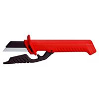Kabelmes lengte 185 mm klinglengte 50 mm met beschermkap VDE KNIPEX - thumbnail