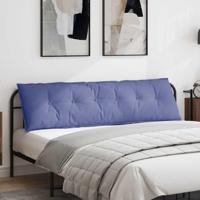 Rugkussen Jeans Blauw 180 x 19 x 50 cm Stof - thumbnail