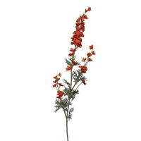 Roberts Collection Kunstbloem delphinium tak 85cm oranje - thumbnail