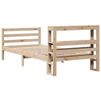 Bedframe zonder matras massief grenenhout 75x190 cm - thumbnail