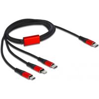DeLOCK USB-oplaadkabel 3-in-1 USB-C naar Lightning + Micro USB + USB-C - thumbnail