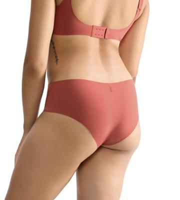 Zero Feel hipster 2.0 - Invisible - Naadloze dames short - Dames Onderbroek die niet doorschijnt - Zwart - Huidskleur