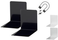 Boekensteun maul staal 14x12x14cm magnetisch zwart - thumbnail