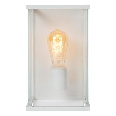 Lucide CLAIRE - Wandlamp Binnen/Buiten - 1xE27 - IP54 - Wit