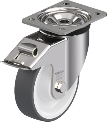 Blickle LKX-POTH 150XK-FI Zwenkwiel met rem Wieldiameter: 150 mm Draagvermogen (max.): 500 kg 1 stuk(s)