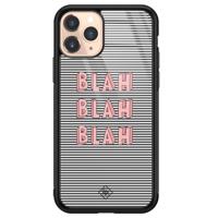 iPhone 11 Pro glazen hardcase - Blah blah blah - thumbnail