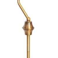 QAZQA Klassieke notaris vloerlamp brons met geel glas - Banker - thumbnail