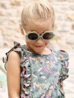 Zonnebril bloem voor meisjes grijsblauw - thumbnail