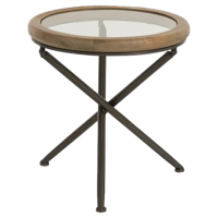 J-Line Bijzettafel 'Thierry' Ø50cm - thumbnail