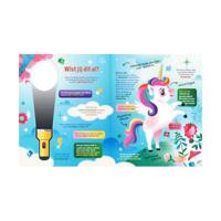 Lantaarn Publishers Speuren naar unicorns zoekboek met kartonnen zaklamp - thumbnail
