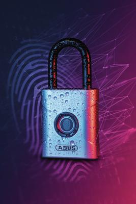 Vingerafdrukhangslot - ABUS - 57/50 Touch - Vingerafdrukopening - Weerbestendig