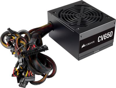 CV Series CV650 - Voeding (intern) - 140 mm fan - ATX12V / EPS12V - 80 PLUS Bronze - 100-240 Volt wisselstroom V - 650 Watt