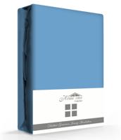 Dreamhouse - Hoeslaken Dubbel Jersey - Blauw - 80/90/100 x 200/210/220 - thumbnail