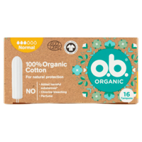 OB Tampons organic normal 16 Stuks - thumbnail