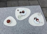 LIND DNA Onderzetters Nupo - Leer - Metallic - 13 x 11 cm - 4 Stuks - thumbnail